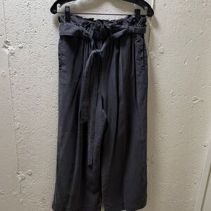 Women's Wide Leg Pants in Dark Gray